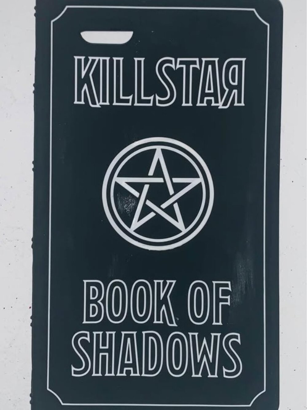 KillStar Book of Shadows Pentagram Gothic Witchy Phone Case Black